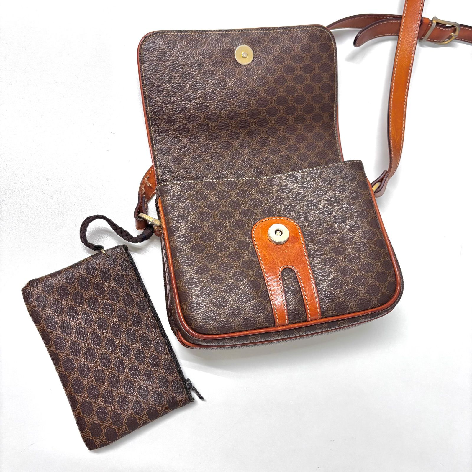 美品⭐️ セリーヌ CELINE】 オールドセリーヌ ショルダーバッグ