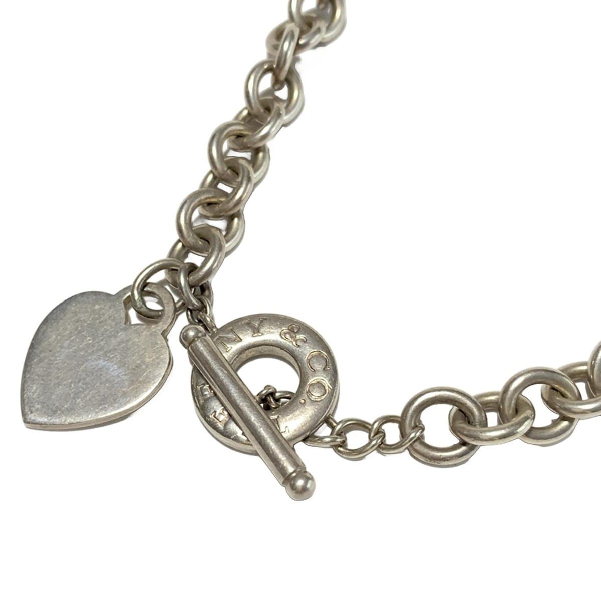 TIFFANY-Co. ティファニー チョーカー ハートタグ シルバー