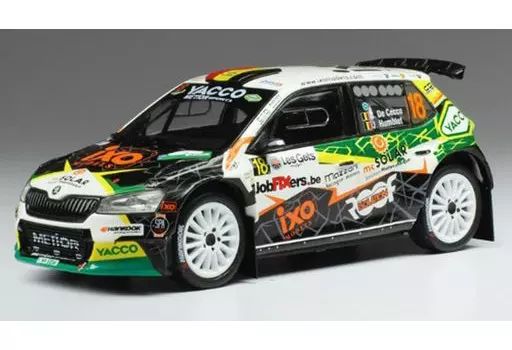 【中古】ixo 1/43 シュコダ ファビア R5 EVO 2019年ラリー・コンドロス C.De Cecco / J Humblet ＃18 ミニカー【箱色あせあり】[10][240010475246] 中古】ミニカー 1/43 シュコダ ファビア R5 EVO 2019年ラリー