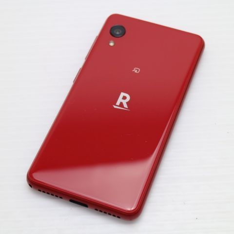 新品同様 Rakuten Mini クリムゾンレッド 即日発送 スマホ 白