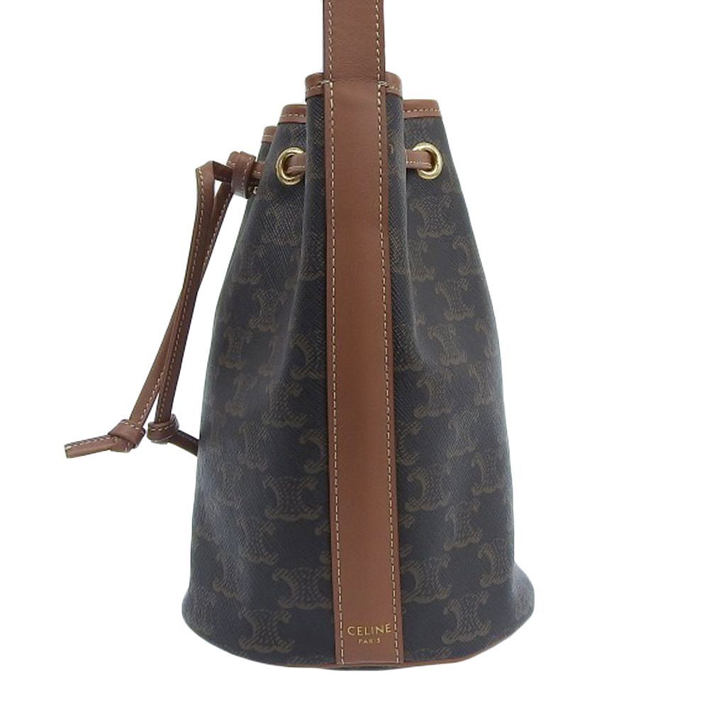 CELINE セリーヌ 美品 トリオンフ スモール ドローストリング