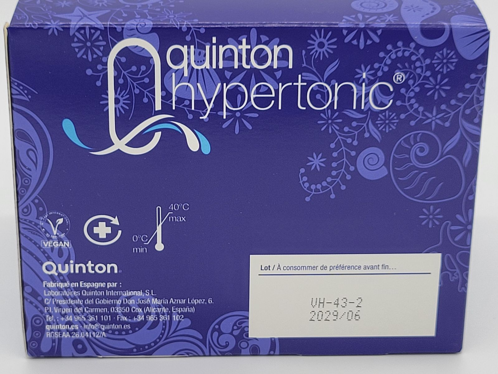 【海洋ミネラル】キントン・ハイパートニック【1箱】 QUINTON]キントン・ハイパートニック(ミネラルウォーター