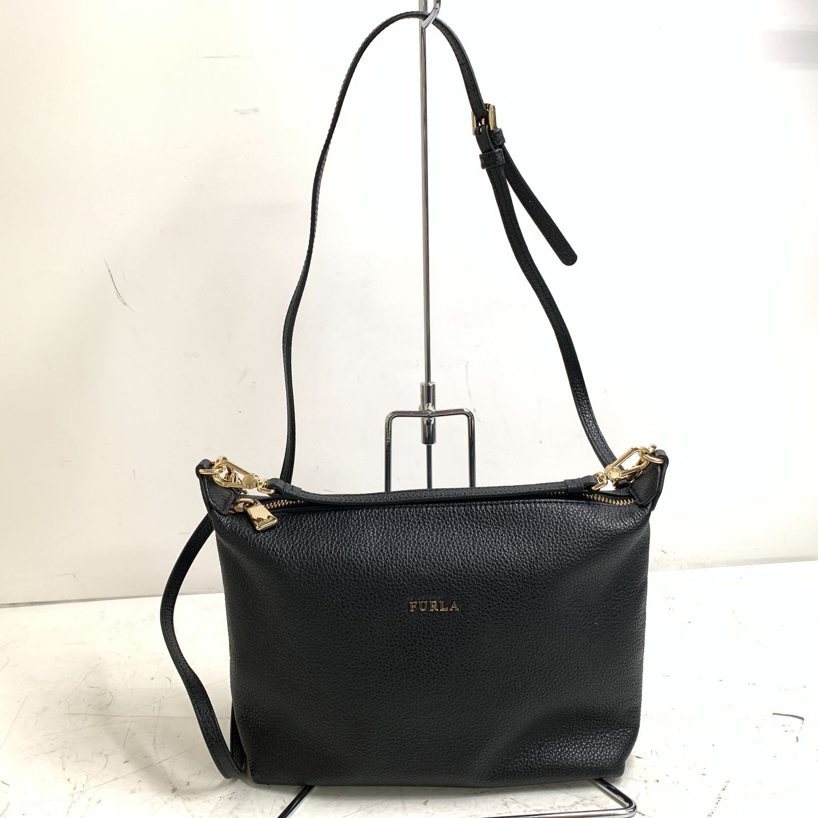 f001 C 美品 フルラ FURLA ソフィー 2way ショルダー ハンドバッグ 