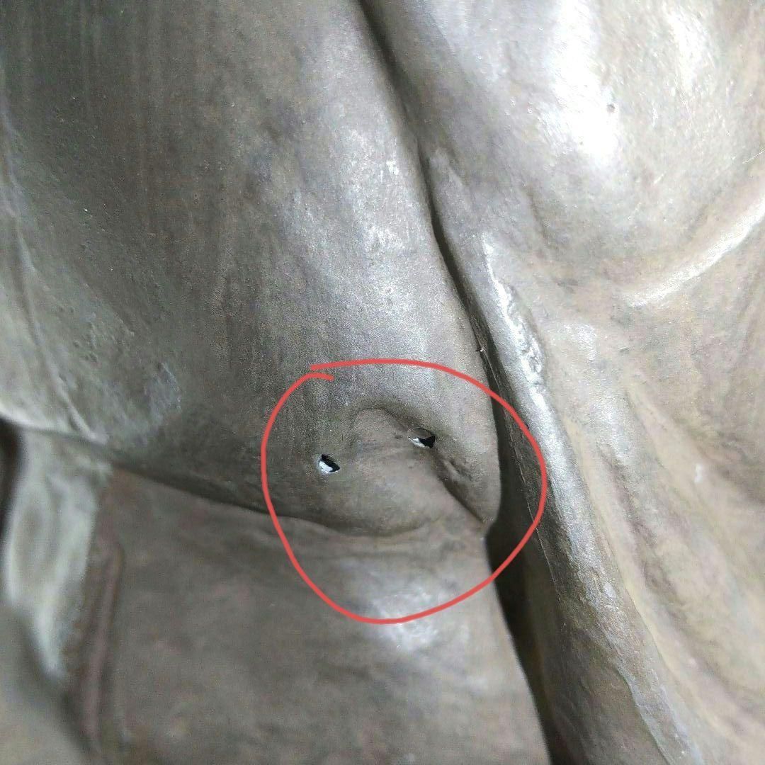 上杉謙信 銅像 銅製 高さ13.5cm 幅15cm 奥行10.2cm 東京 帝国 大学