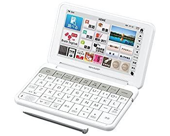 非常に良い】シャープ カラ―電子辞書 Brain 生活・教養モデル ホワイト