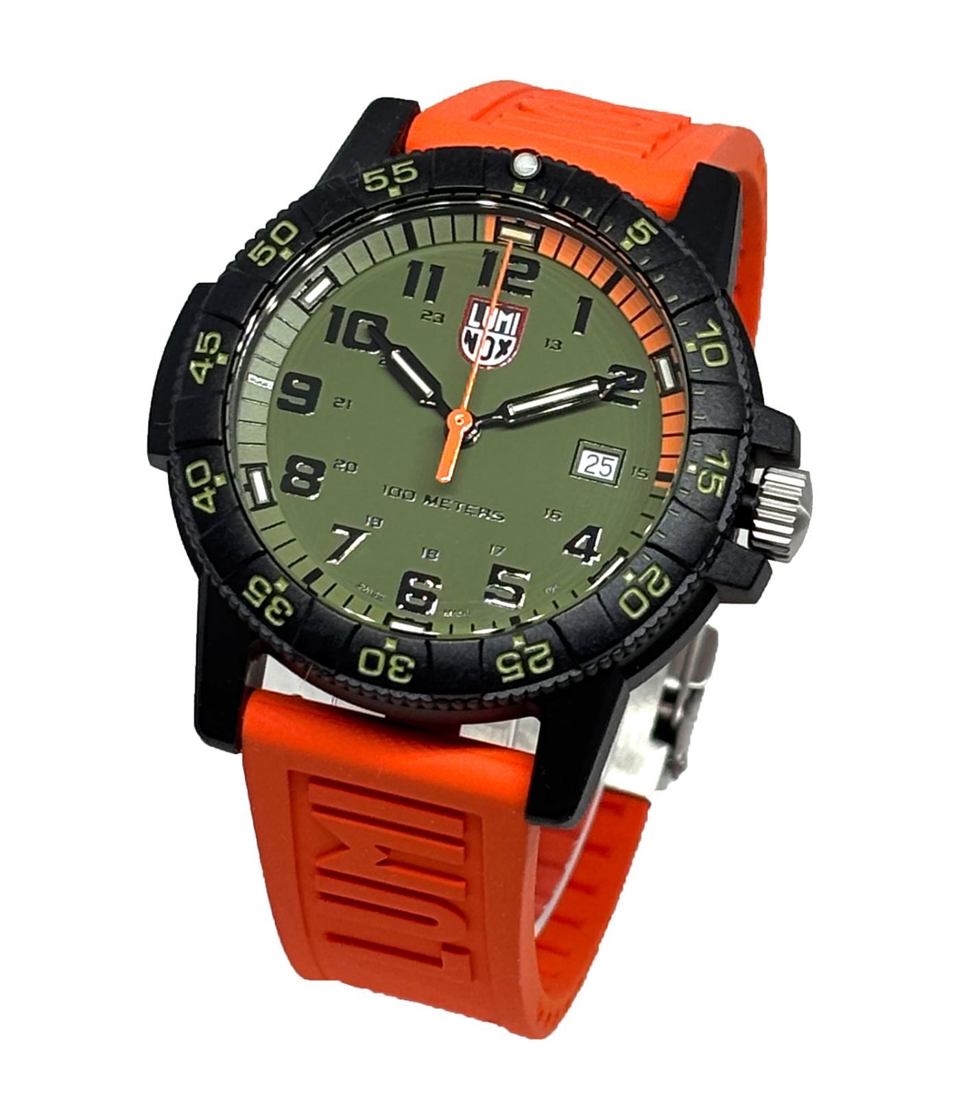 新品 即納 ルミノックス 時計 メンズ 腕時計 SEA TURTLE GIANT レザーバック シータートル ジャイアント ブラック ラバー 0321 即納LUMINOX ルミノックス LEATHERBACK SEA TURTLE GIANT 0320