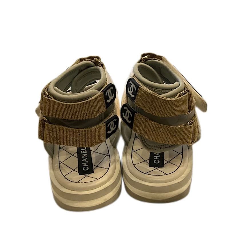 CHANEL シャネル レディース スポーツサンダル ホワイト CHANEL シャネル レディース スポーツサンダル ホワイト