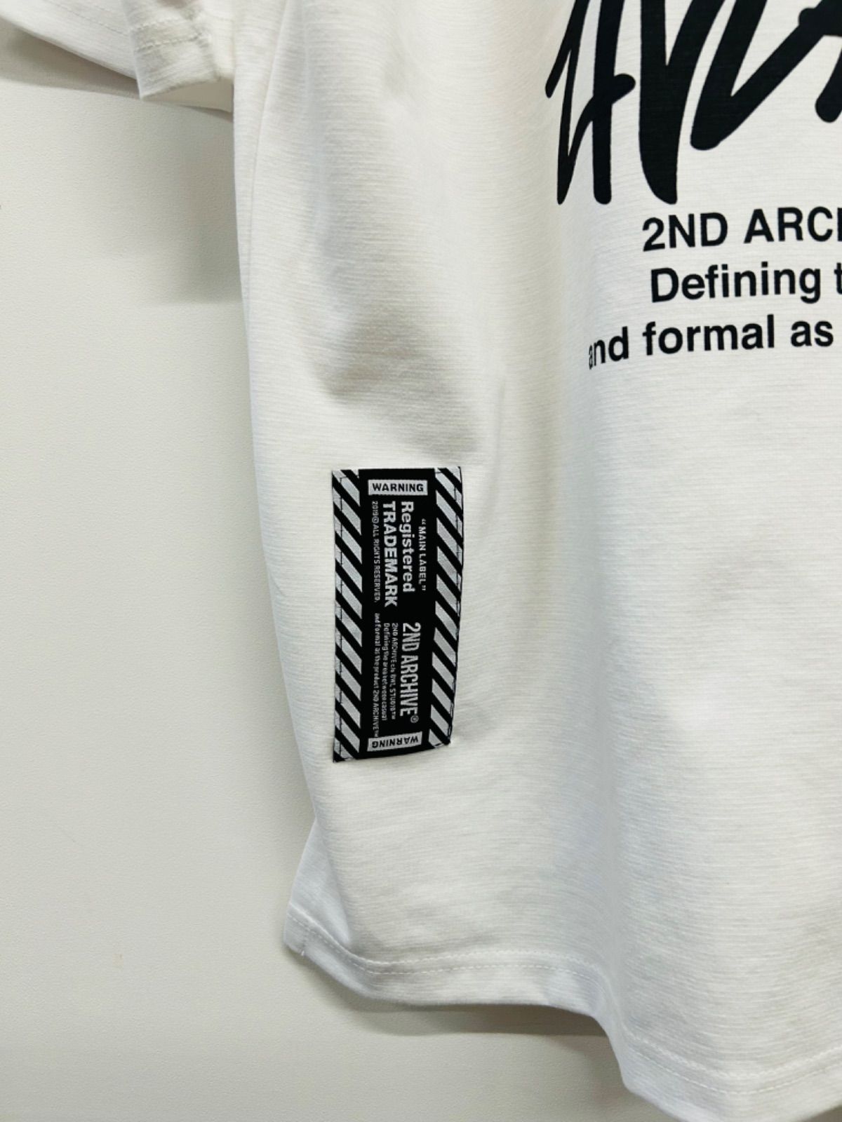 2ND ARCHIVE／セカンドアーカイブ メッセージベアバックTシャツ