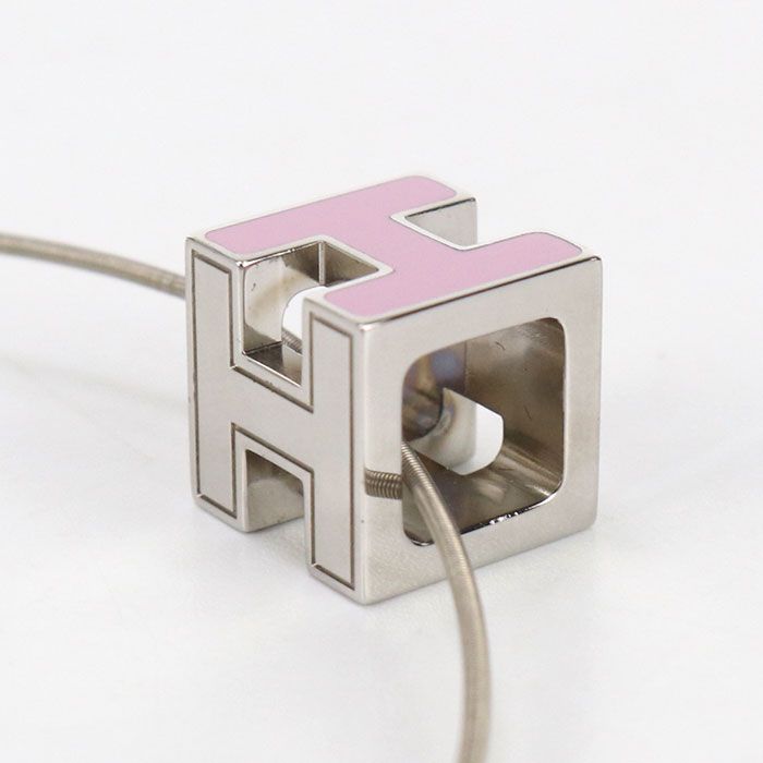 HERMES エルメス カージュドアッシュ ネックレス Hキューブ ネックレス メタル レディース FORTGASGNV_COM_BR