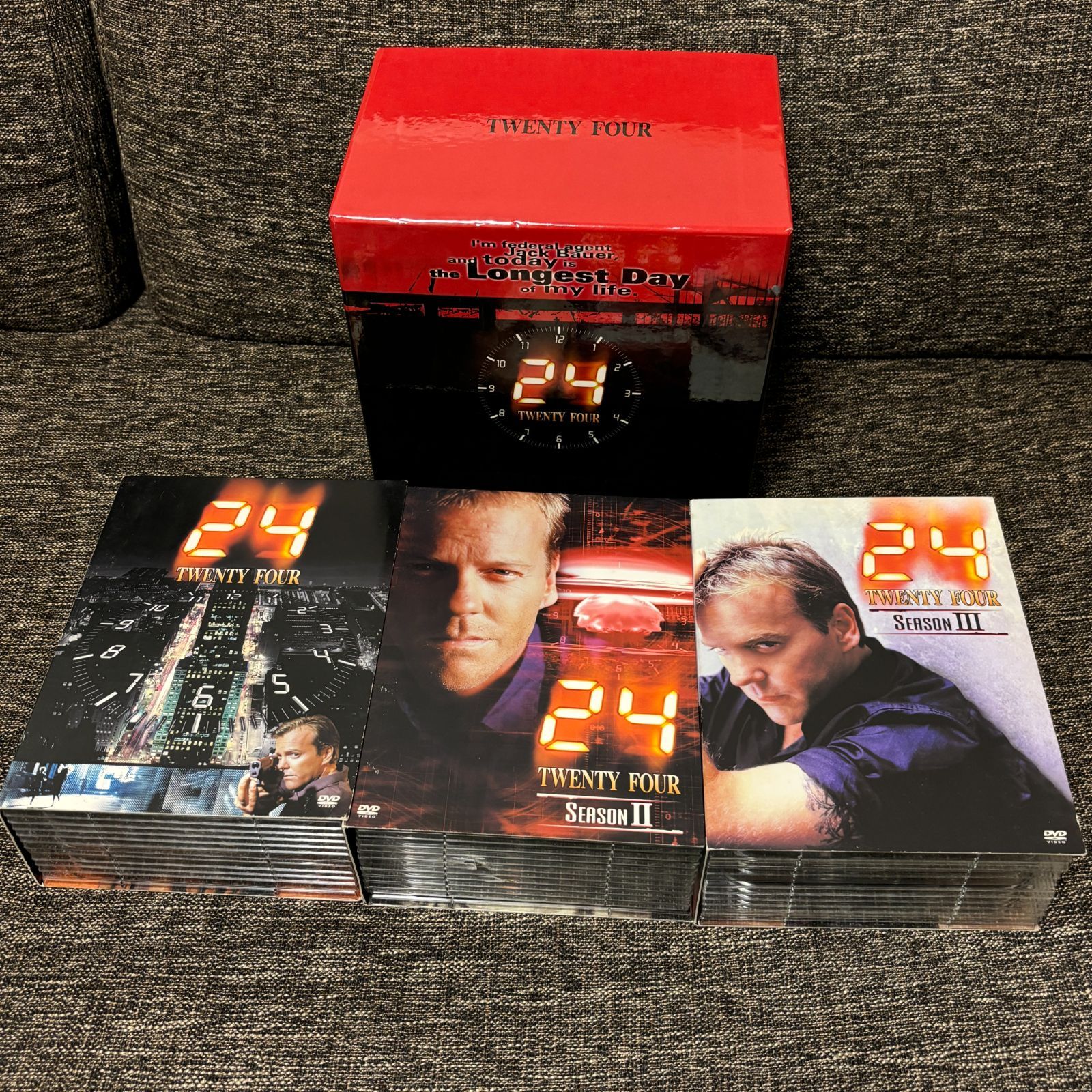 24 -TWENTY FOUR- トリロジーBOX [DVD]／キーファー・サザーランド