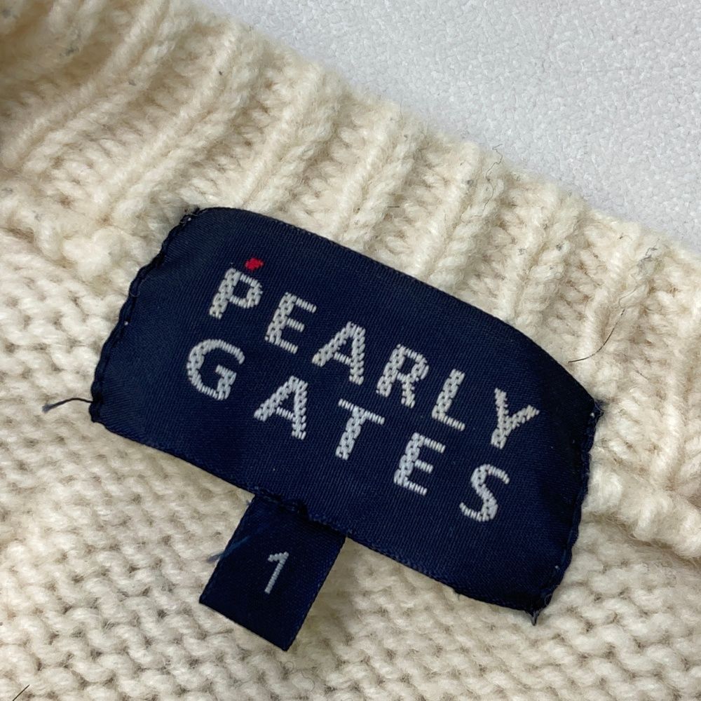 最安値級価格 サイズ：1 PEARLY GATES パーリーゲイツ ニットセーター レディースウェア