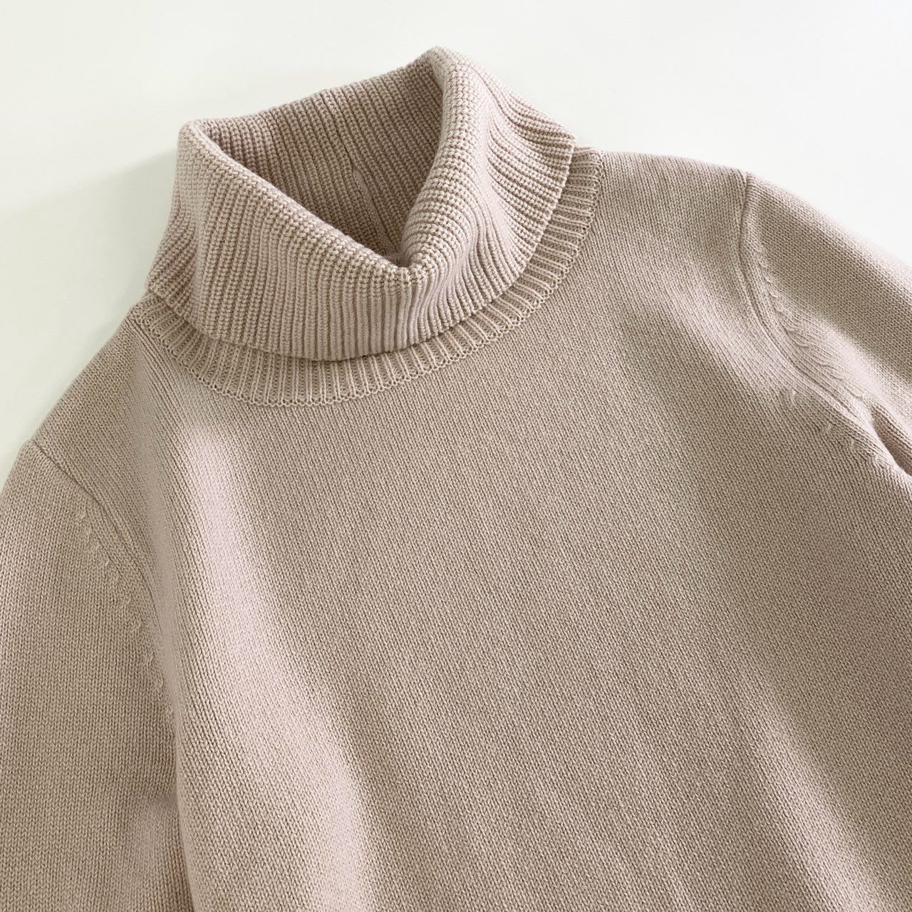 foxey フォクシー カシミヤ混 タートルネック セーター グレー 38