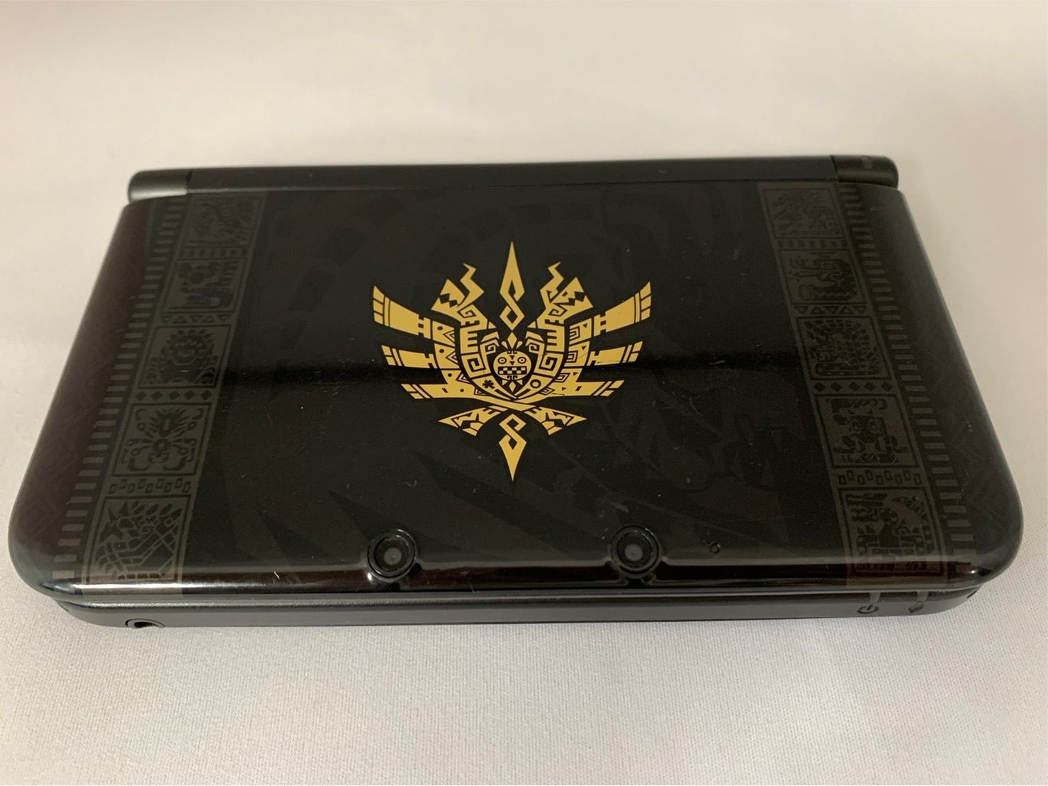 25.ニンテンドー3DSLL本体 モンスターハンター4仕様 ゴア マガラブラック ジャンク