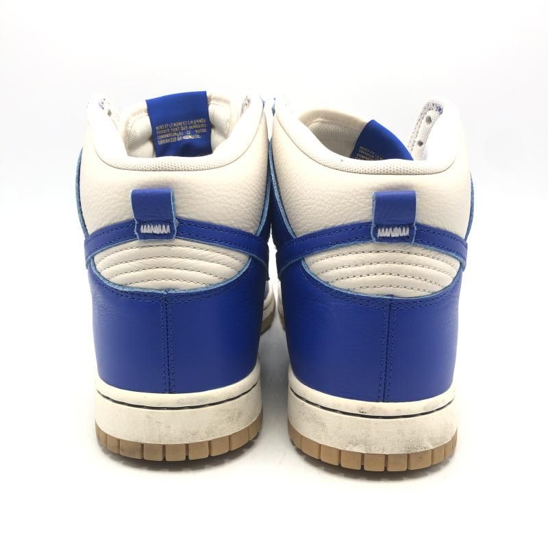 中古】NIKE DUNK HIGH RETRO SE Racer Blue スニーカー 28cm