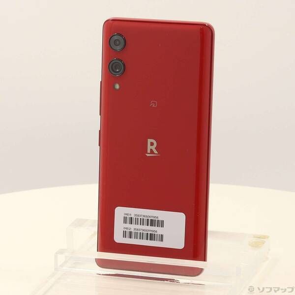 中古品〕 Rakuten Hand 5G 128GB クリムゾンレッド P780 楽天