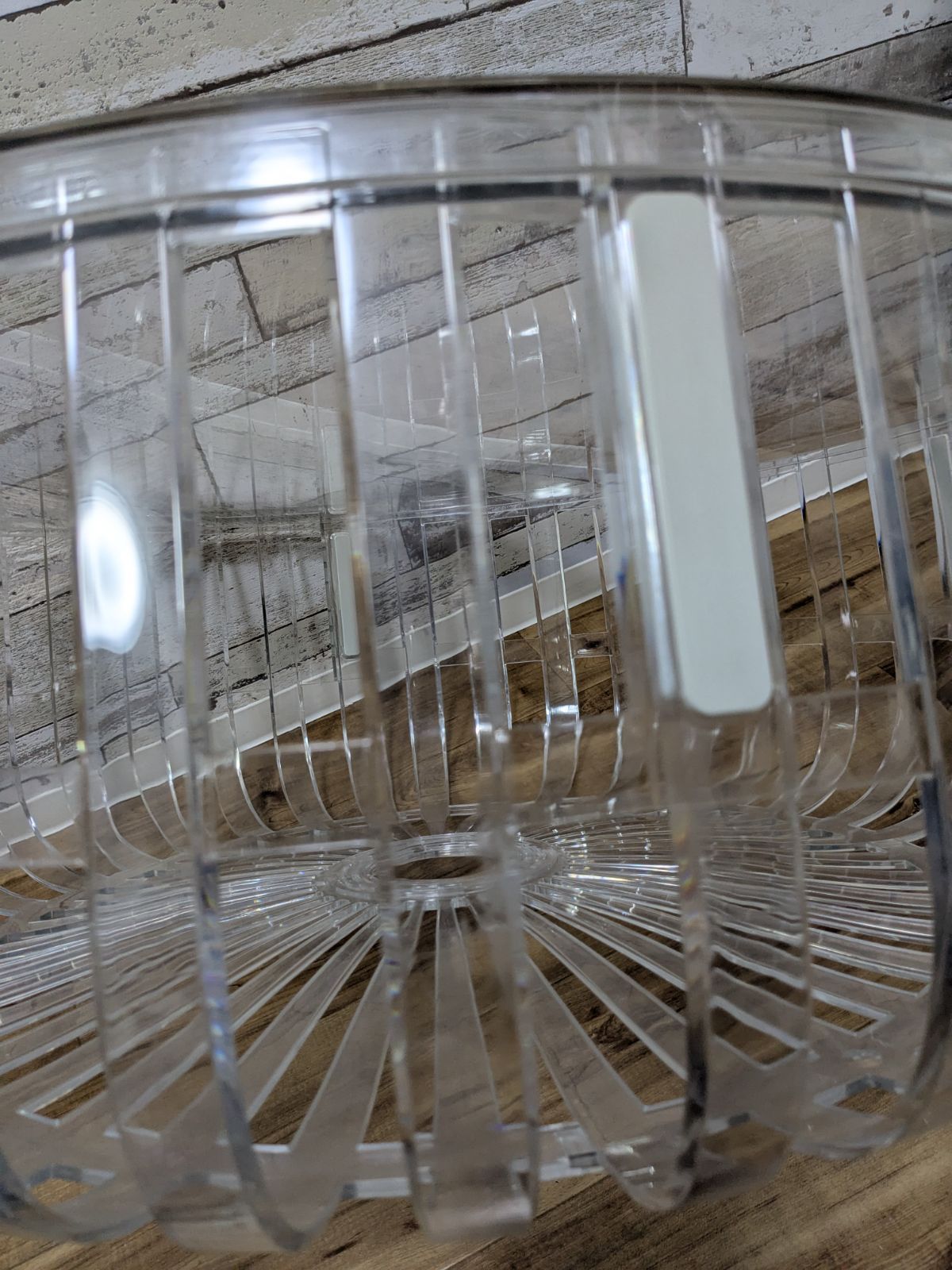 カルテル　Kartell　パニエ　クリスタル　透明　テーブル カルテル Kartell パニエ クリスタル 透明 テーブル - メルカリ