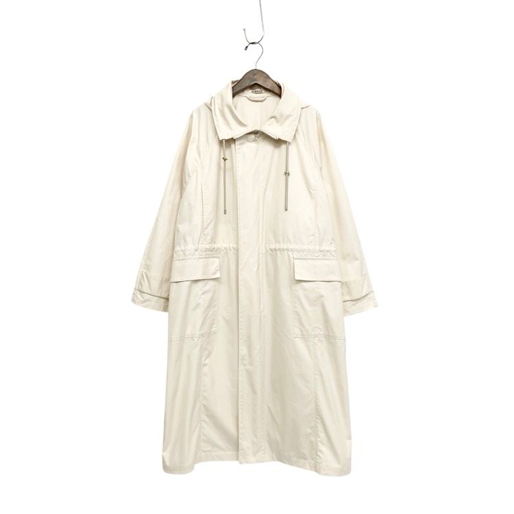 AURALEE オーラリー HIGH DENSITY COTTON POLYESTER CLOTH HOODED COAT フード付きロング コート A23SC03PC