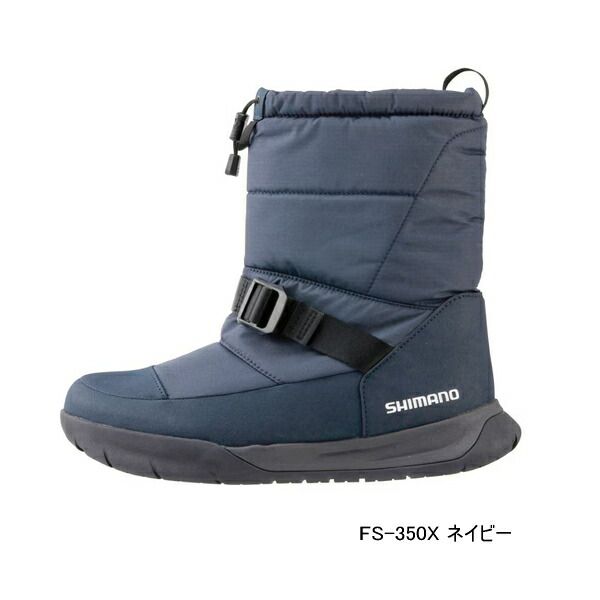 ≪'24年9月新商品！≫ シマノ ウィンターデッキブーツ FS-350X ネイビー 24.0cm