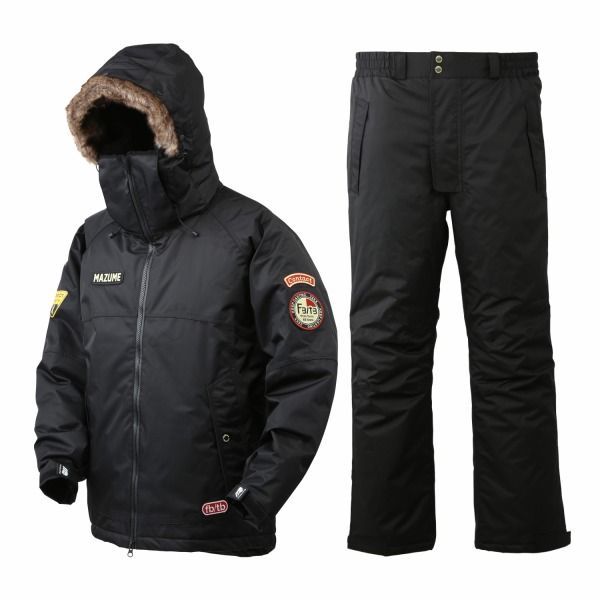 マズメ 防寒服アウター CONTACT ALL WEATHER SUIT ブラック L