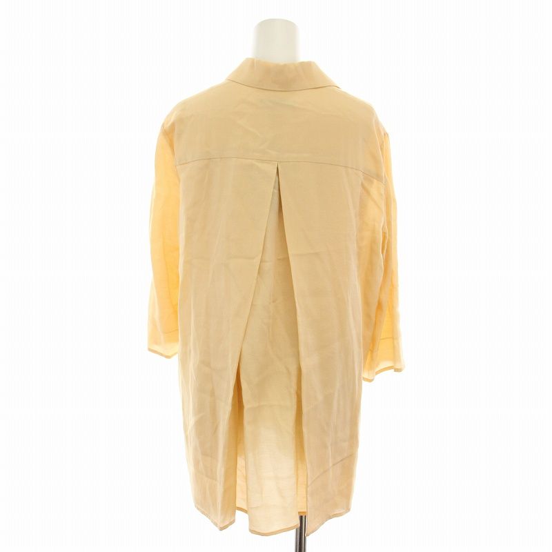 ザロウ THE ROW シャツ ブラウス スキッパー 七分袖 タグ付き 2 べ