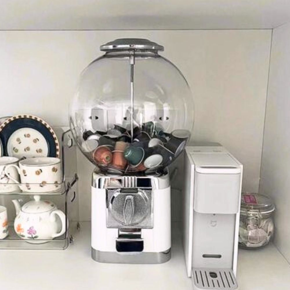 ガチャガチャマシーン ホワイト