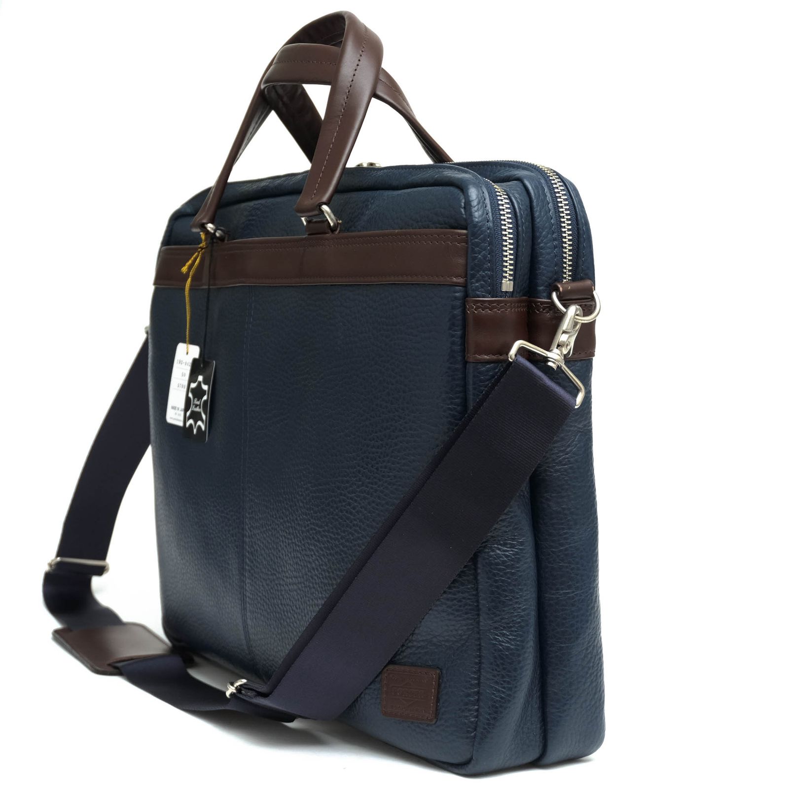 【美品】ポーター ビジネスバッグ レザー ブレンド 2way ネイビー PORTER ポーター リフト 2WAYブリーフケース 822-06225 吉田