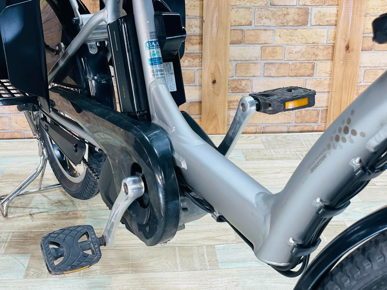 ご確認用　4点 ブラックフライデーセール】【シルバー】ブリヂストン 電動