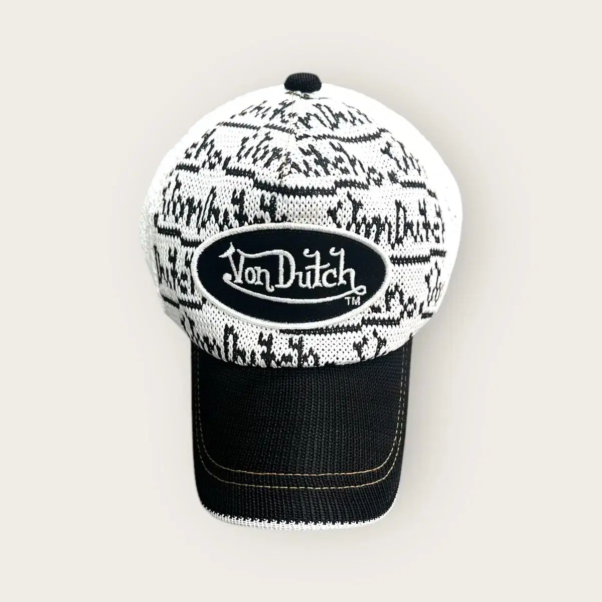 Von Dutch ボンダッチ ニット メッシュ ロゴ ボールキャップ
