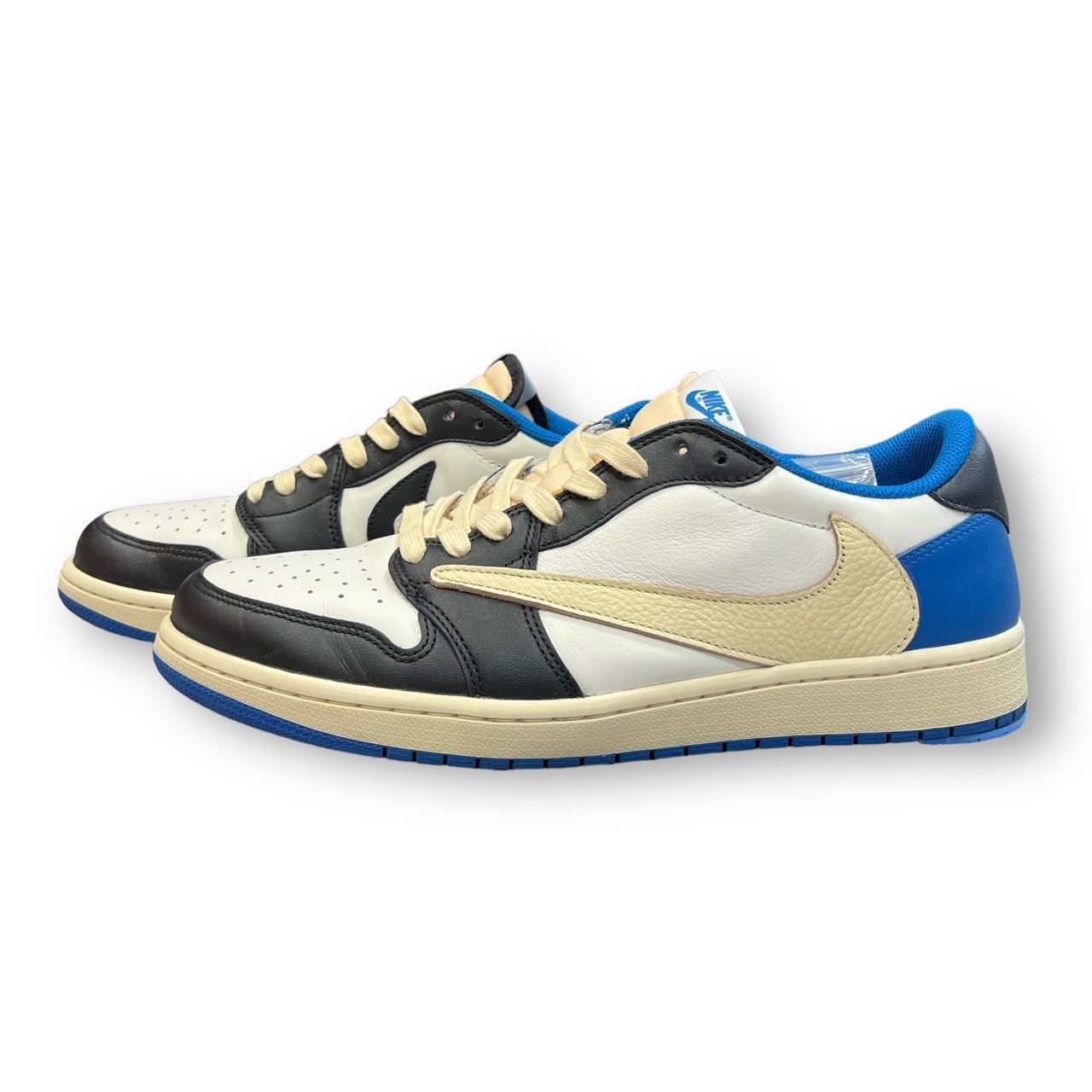 希少サイズ Travis Scott × Fragment × Nike Air Jordan 1 Low OG SP Military Blue  エアジョーダン1 ロー 30㎝