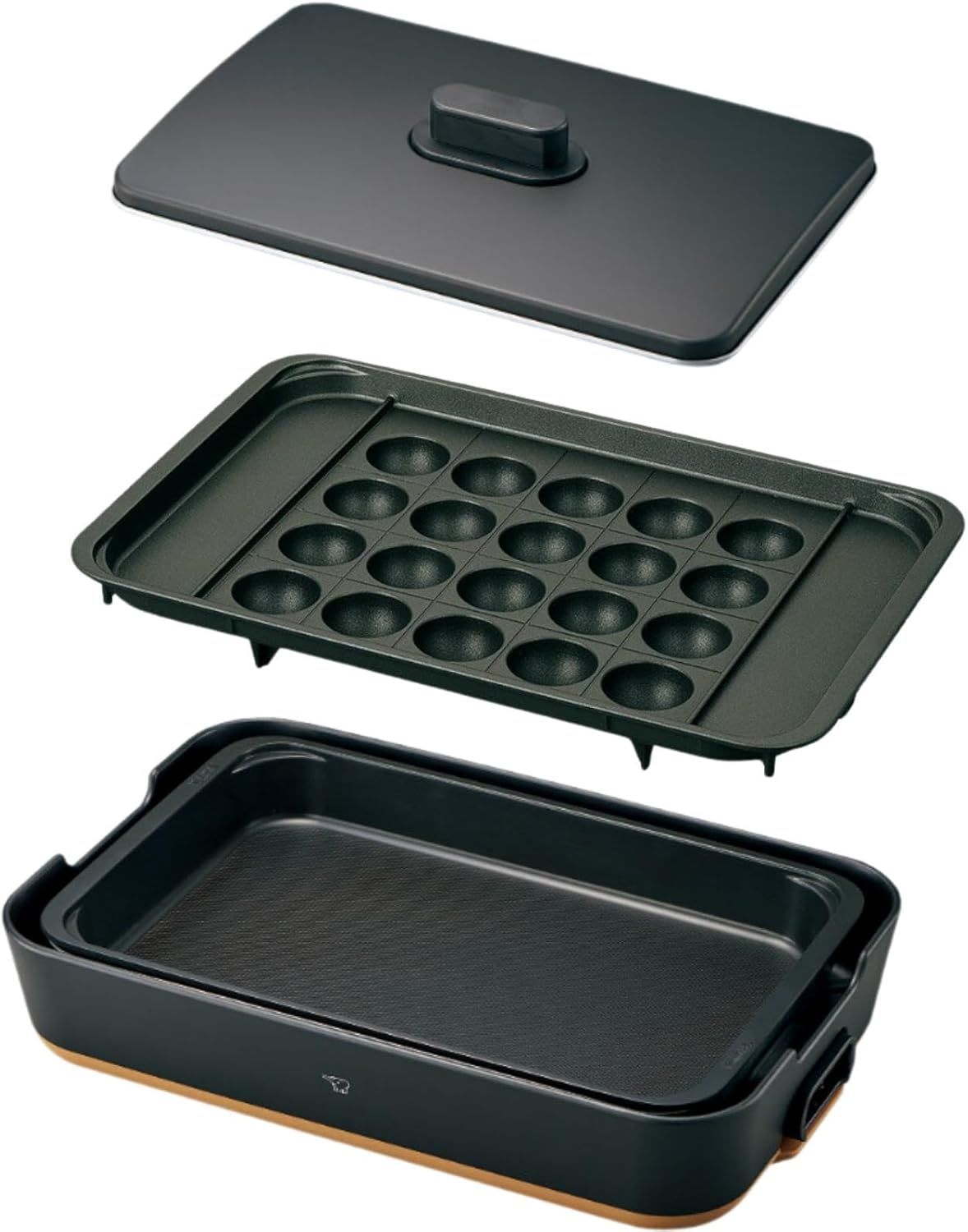 たこ焼きプレートセット 象印 STAN. 深型ホットプレート ブラック EA-FA10-BA たこ焼きプレートセット