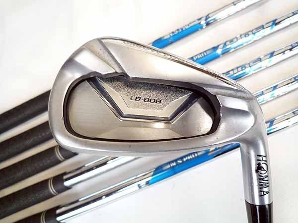 美品❗️HONMA/ホンマ LB-808 アイアン 6本 zelos7 Amazon.co.jp: 本間ゴルフ（HONMA） アイアンセット メンズ 6本