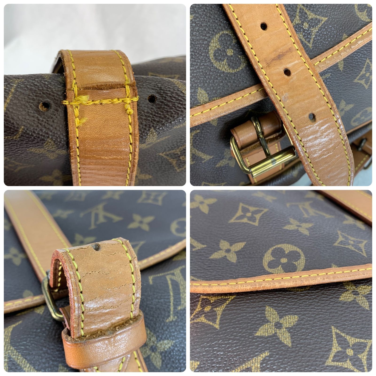 LOUIS VUITTON ルイヴィトン モノグラム ソミュール35 ショルダー 
