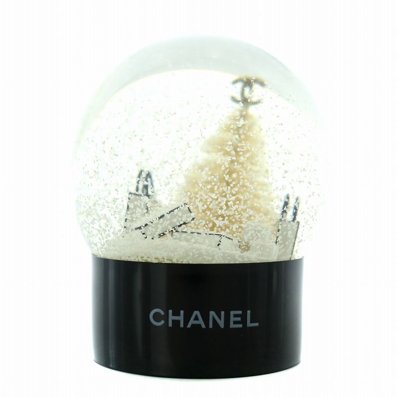 シャネル CHANEL スノードーム 置物 クリスマスツリー ショッピング