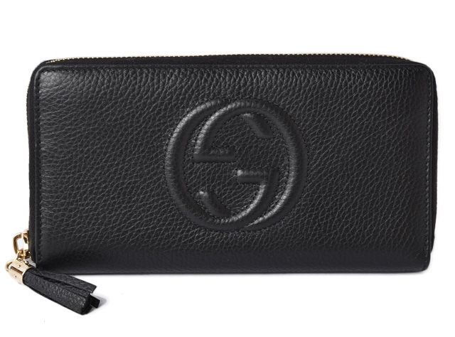 完全新品未使用 GUCCI 長財布 ソーホー ジップ ブラック 598187-