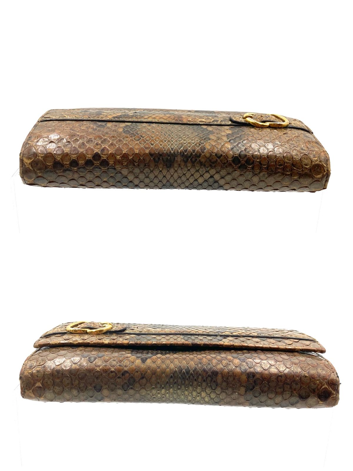 □稀少□GUCCI グッチ GGマーモント パイソンレザー 長財布 ロング
