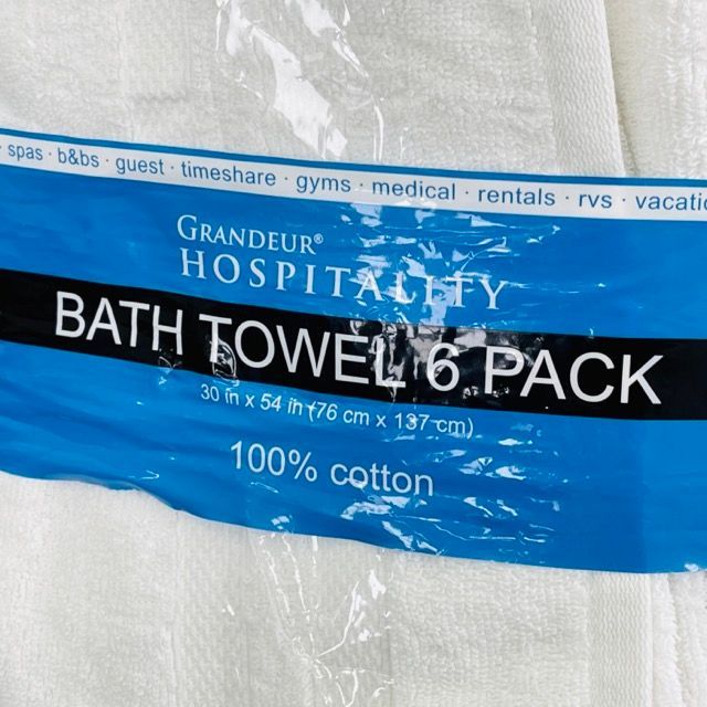 Grandeur Hospitality, Bath Towel 6-pack