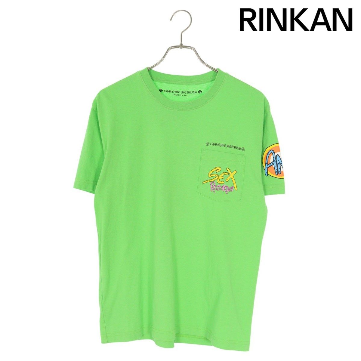 十クロムハーツ十【SEX RECORDS/スライムグリーン】◆Tシャツ 十クロムハーツ十【SEX RECORDS/スライムグリーン】◇Tシャツ
