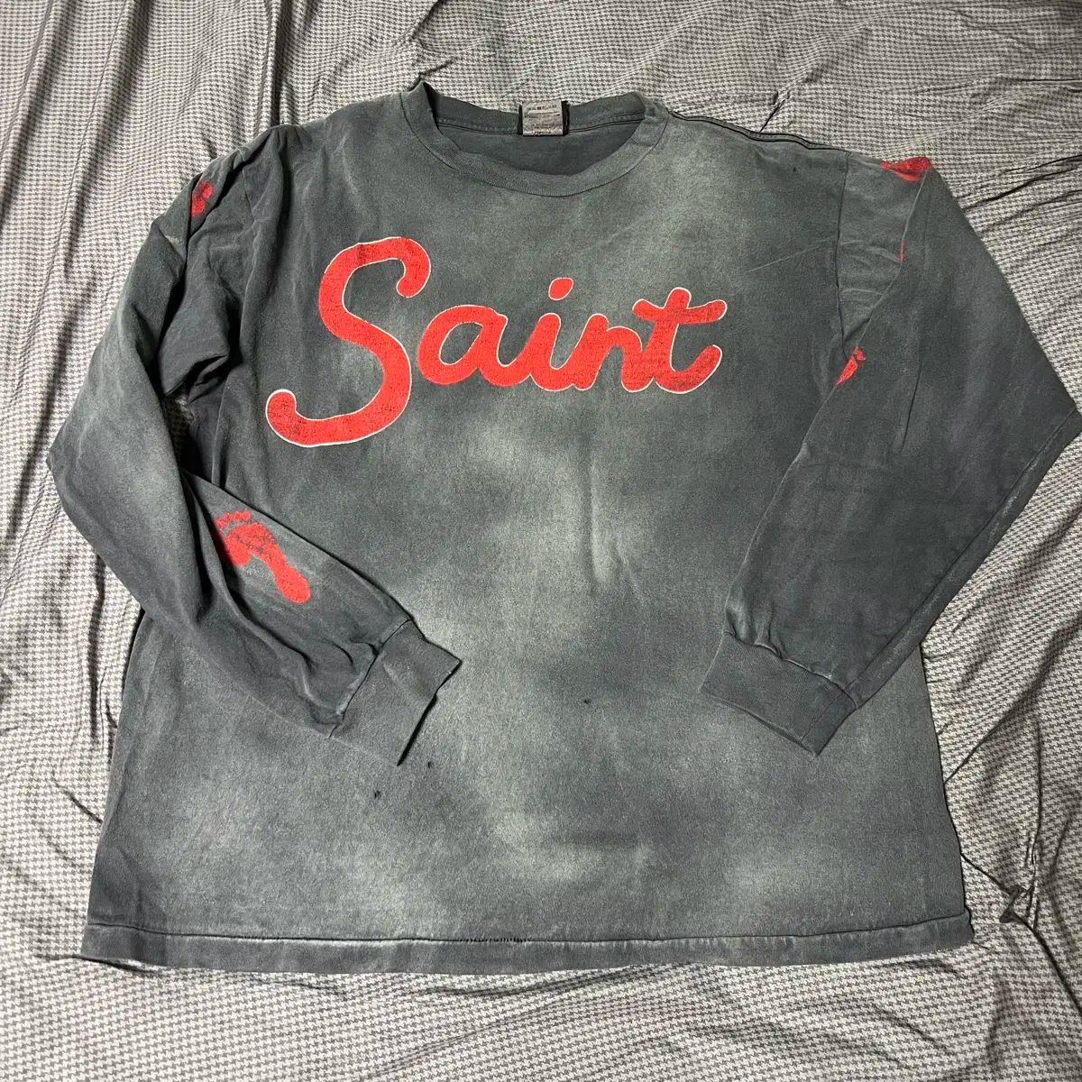 Saint Michael グリコ　オマージュ　ロンT 正規　XL Saint Michael グリコ オマージュ ロンT 正規 XL - メルカリ