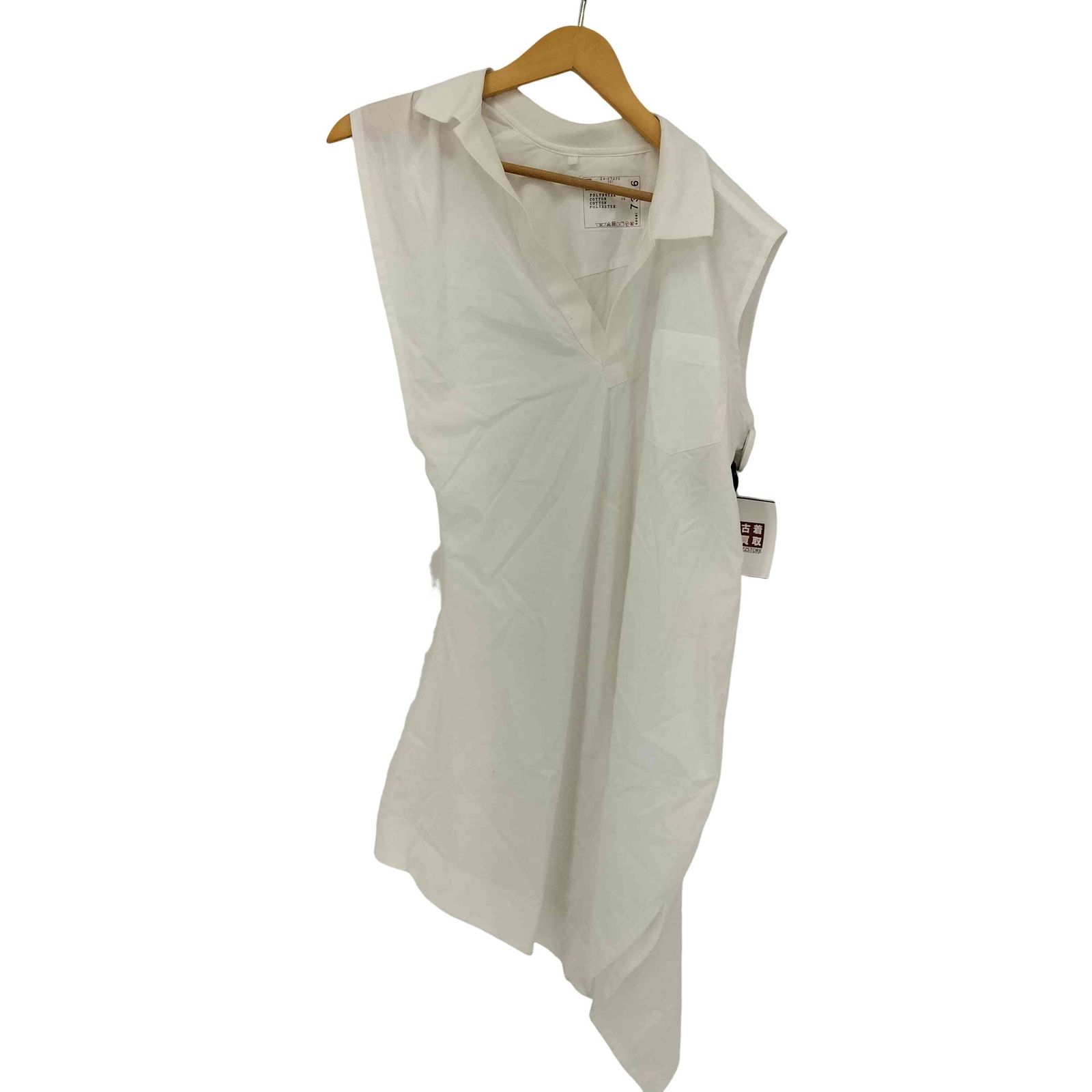 サカイ Sacai Cotton Poplin Polo Shirt コットンポプリンポロシャツ レディース JPN 2