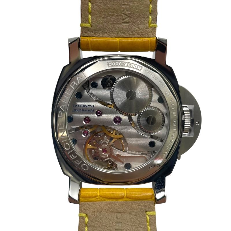 パネライ PANERAI ルミノールマリーナ PAM00111 ブラック SS メンズ 腕時計