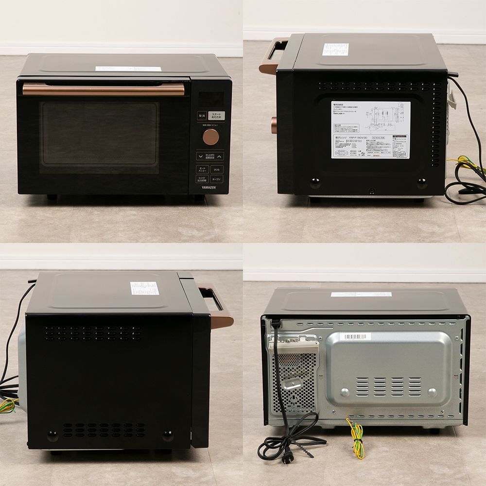 D_ガタつきあり,ジャンク品】山善 縦開きオーブンレンジ 18L YRP-F180V