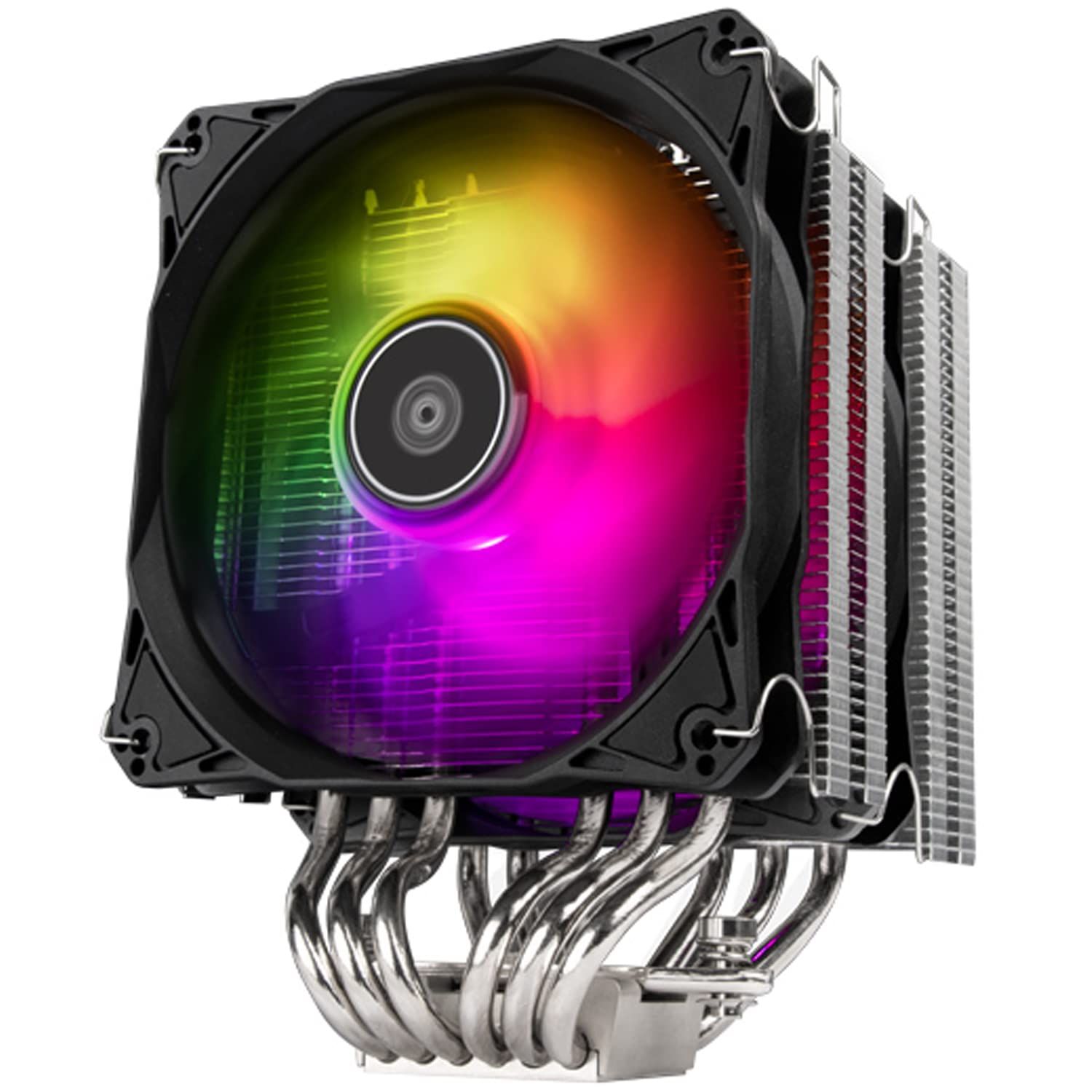 Silver Stone silverstone ヒートパイプ 6本と デュアル 120mm ARGB ファン 装備 の デュアルタワー CPUクーラー SST-HYD120-ARGB-V2 | 正規流通品