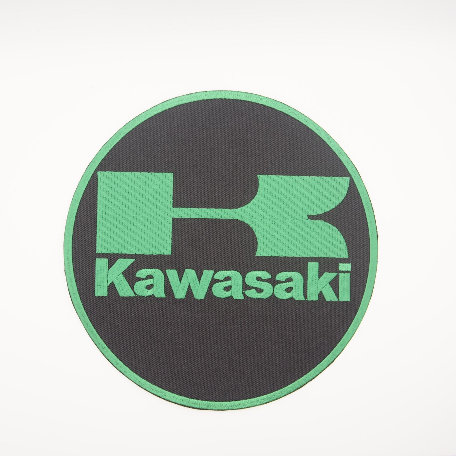 特大LL㉓ KAWASAKI カワサキ アイロンワッペン ロゴ ワッペン バイク