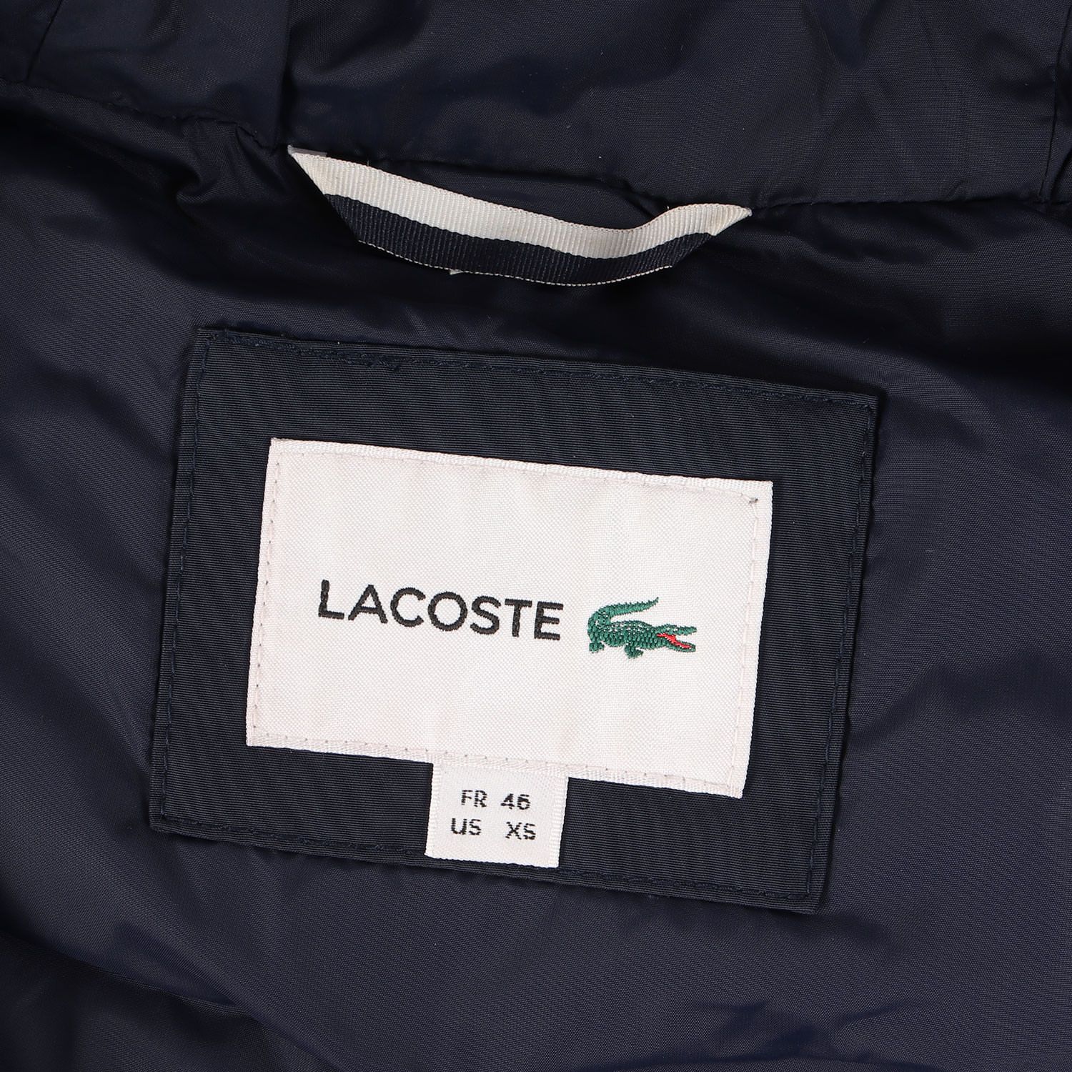 LACOSTE ラコステ ジャケット サイズ:XS フルジップ フード ダウン 