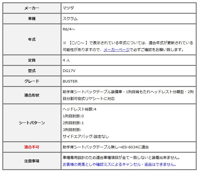 Clazzio クラッツィオ シートカバー DIA ダイヤ スクラム DG17V R6 4~ ES-6081