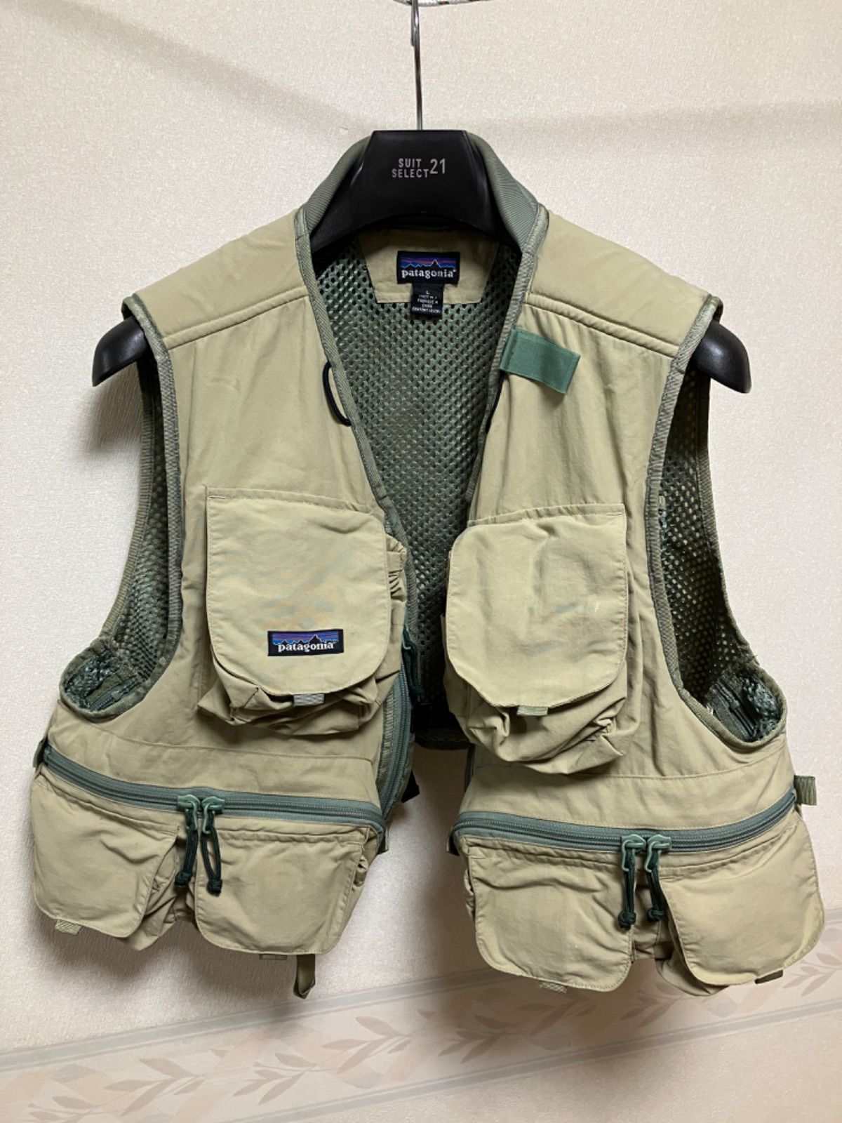 patagoniaパタゴニア フィッシングベスト サイズL - メルカリ