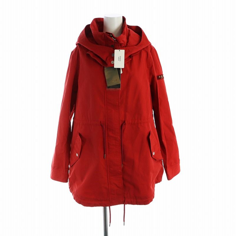 タトラス TATRAS タグ付き モッズコート ジップアップ ミドル ナイロン
