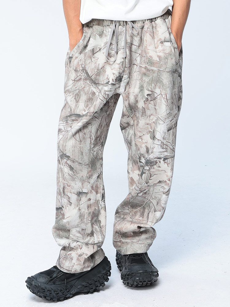 WOODENDOLL ウッディンドール 裏起毛 ボタニカル パンツ