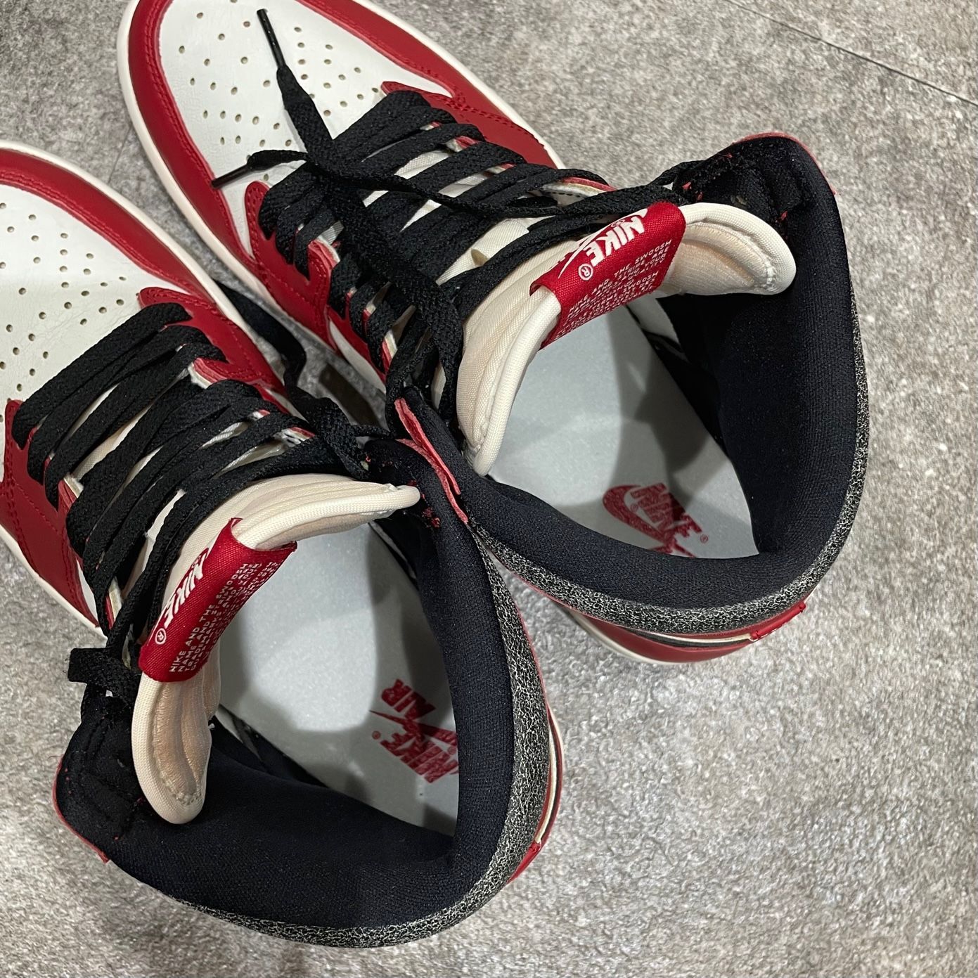 国内正規 美品 NIKE AIR JORDAN 1 RETRO HIGH OG CHICAGO LOST & FOUND 