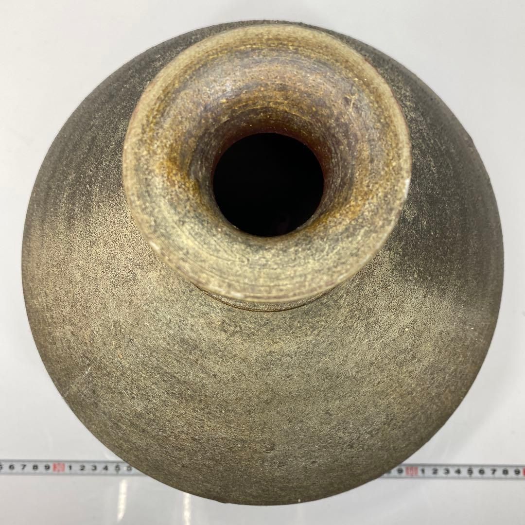 吉本正 備前大壺 高さ約35cm 東H5-1111② - メルカリ